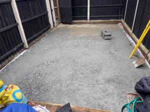 landscaping patio project before norwich norfolk