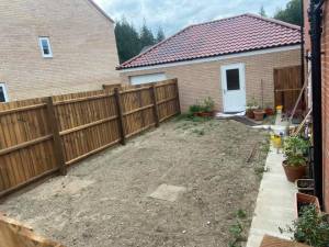 new build garden in Norwich project